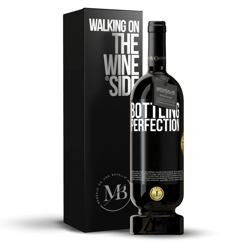 49,95 € Kostenloser Versand | Rotwein Premium Ausgabe MBS® Reserve Bottling perfection Schwarzes Etikett. Anpassbares Etikett Reserve 12 Monate Ernte 2016 Tempranillo