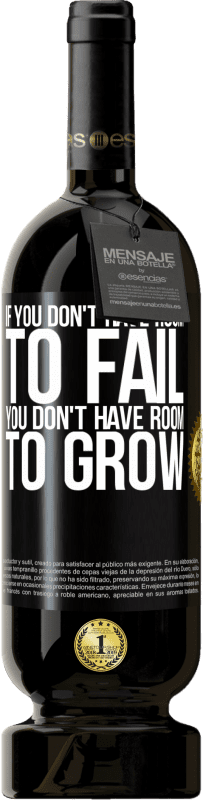 49,95 € 送料無料 | 赤ワイン プレミアム版 MBS® 予約する 失敗する余地がないなら、成長する余地はありません ブラックラベル. カスタマイズ可能なラベル 予約する 12 月 収穫 2016 Tempranillo