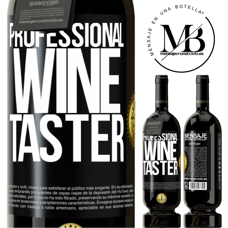 29,95 € Free Shipping | Red Wine Premium Edition MBS® Reserva Professional wine taster Black Label. Customizable label Reserva 12 Months Harvest 2014 Tempranillo