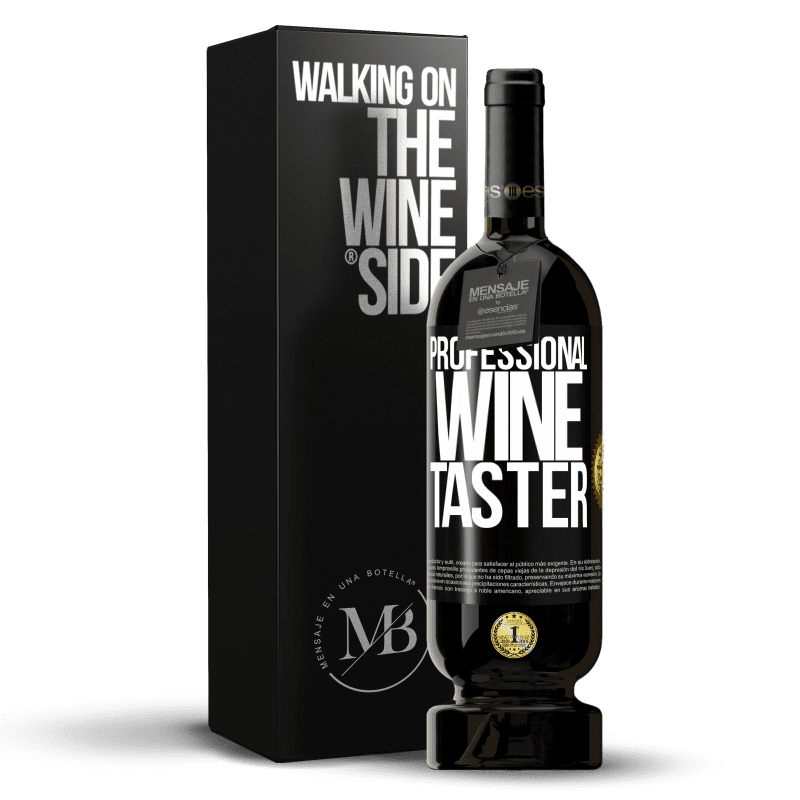 49,95 € Free Shipping | Red Wine Premium Edition MBS® Reserve Professional wine taster Black Label. Customizable label Reserve 12 Months Harvest 2014 Tempranillo