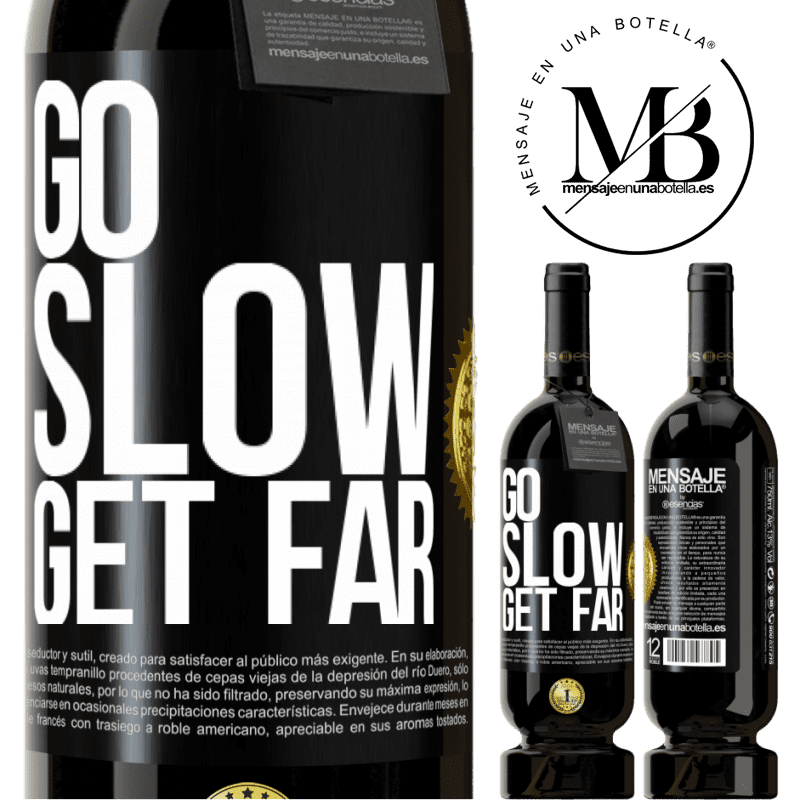 29,95 € Free Shipping | Red Wine Premium Edition MBS® Reserva Go slow. Get far Black Label. Customizable label Reserva 12 Months Harvest 2014 Tempranillo
