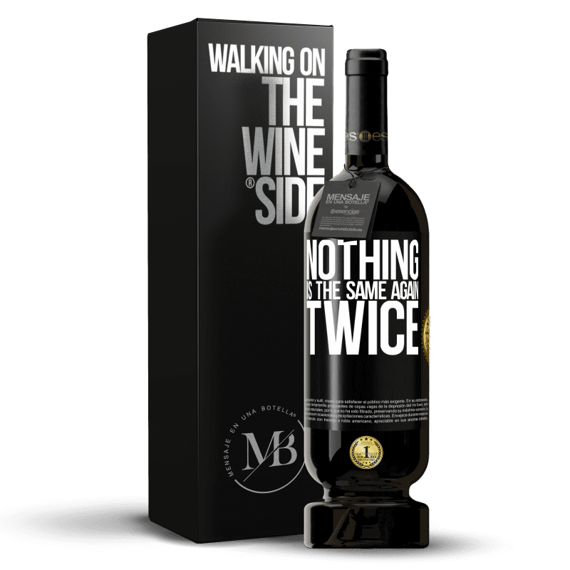 49,95 € Free Shipping | Red Wine Premium Edition MBS® Reserve Nothing is the same again twice Black Label. Customizable label Reserve 12 Months Harvest 2015 Tempranillo