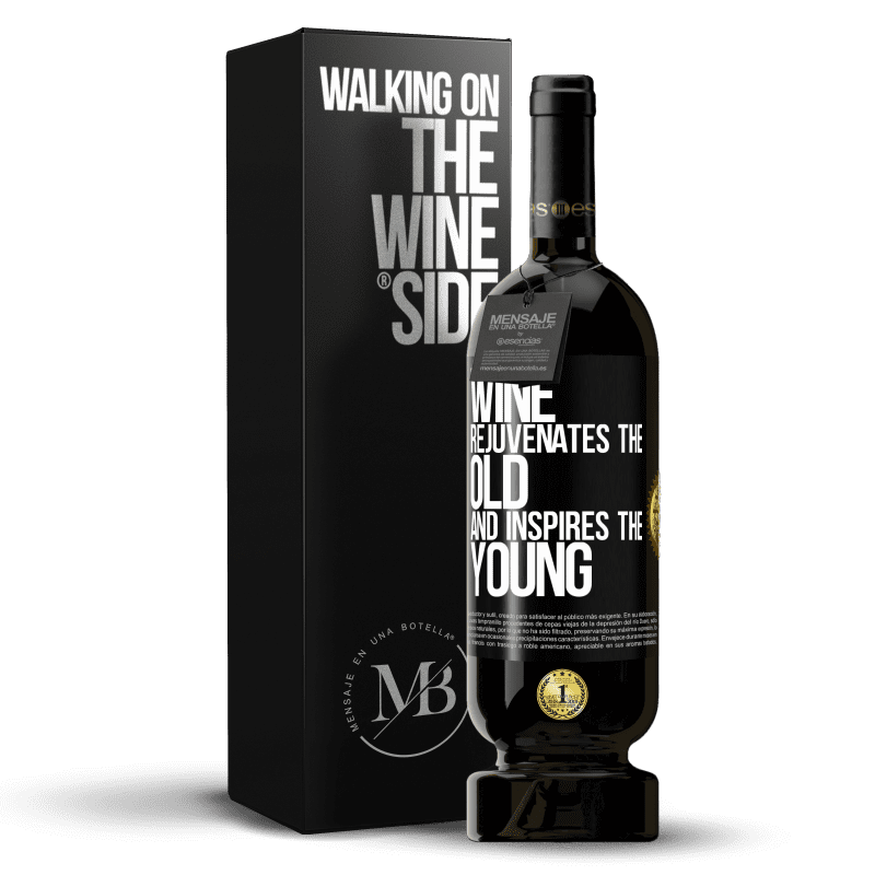 49,95 € Free Shipping | Red Wine Premium Edition MBS® Reserve Wine rejuvenates the old and inspires the young Black Label. Customizable label Reserve 12 Months Harvest 2014 Tempranillo