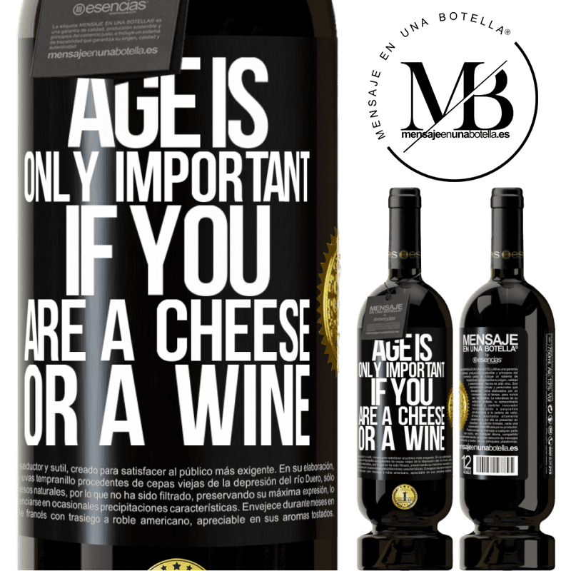 49,95 € Free Shipping | Red Wine Premium Edition MBS® Reserve Age is only important if you are a cheese or a wine Black Label. Customizable label Reserve 12 Months Harvest 2014 Tempranillo