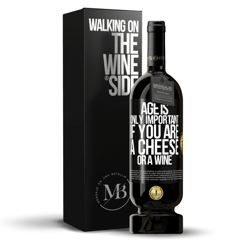 49,95 € Free Shipping | Red Wine Premium Edition MBS® Reserve Age is only important if you are a cheese or a wine Black Label. Customizable label Reserve 12 Months Harvest 2014 Tempranillo