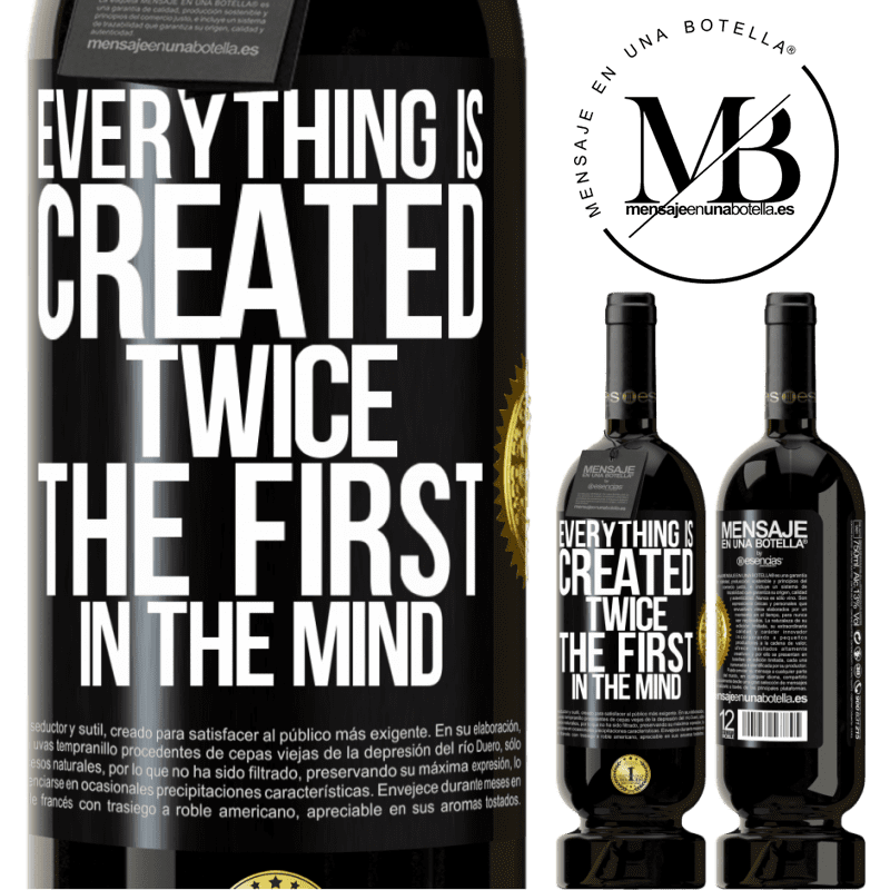 29,95 € Free Shipping | Red Wine Premium Edition MBS® Reserva Everything is created twice. The first in the mind Black Label. Customizable label Reserva 12 Months Harvest 2014 Tempranillo