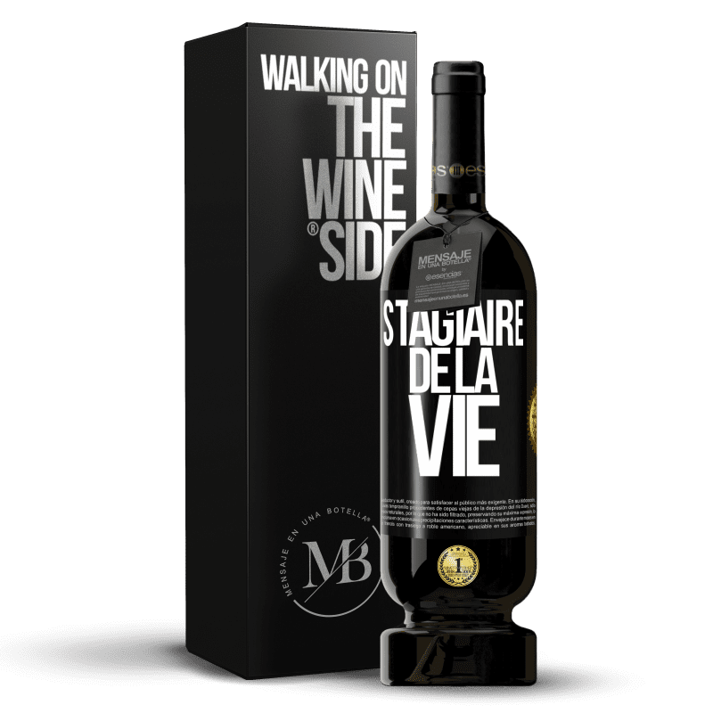 49,95 € Envoi gratuit | Vin rouge Édition Premium MBS® Réserve Stagiaire de la vie Étiquette Noire. Étiquette personnalisable Réserve 12 Mois Récolte 2016 Tempranillo