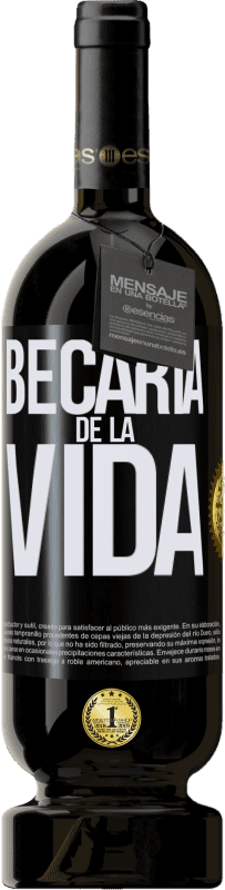 Envío gratis | Vino Tinto Edición Premium MBS® Reserva Becaria de la vida Etiqueta Negra. Etiqueta personalizable Reserva 12 Meses Cosecha 2016 Tempranillo