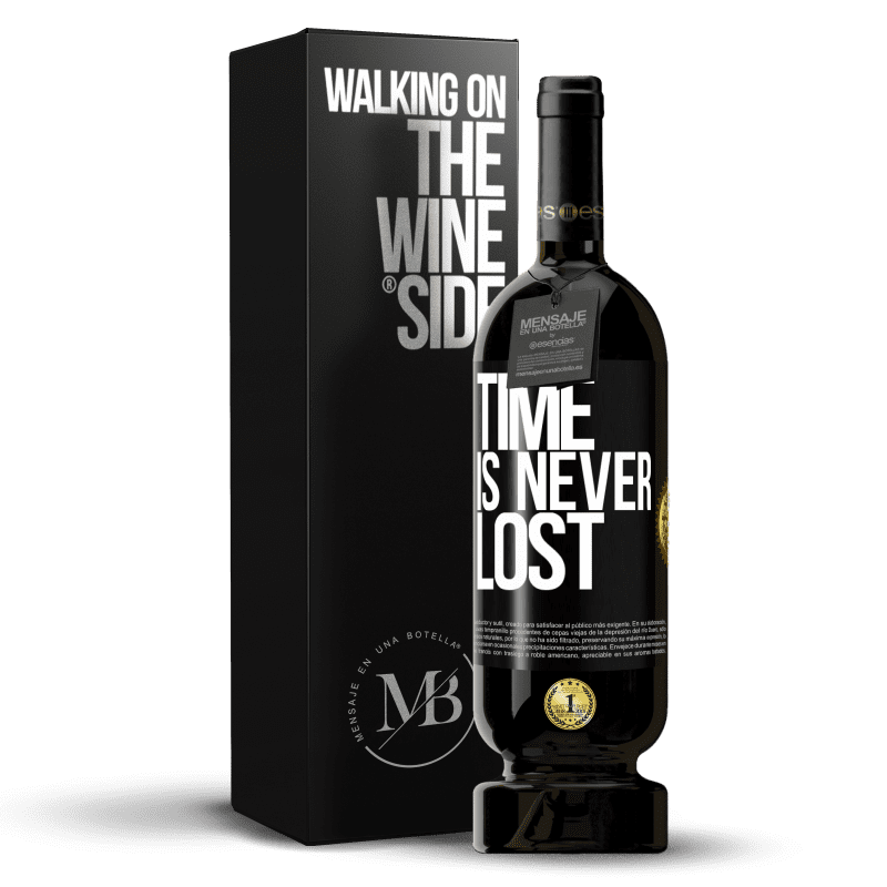 49,95 € Free Shipping | Red Wine Premium Edition MBS® Reserve Time is never lost Black Label. Customizable label Reserve 12 Months Harvest 2014 Tempranillo