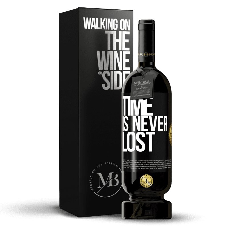 49,95 € Free Shipping | Red Wine Premium Edition MBS® Reserve Time is never lost Black Label. Customizable label Reserve 12 Months Harvest 2015 Tempranillo