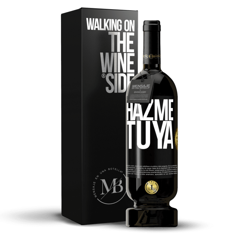 49,95 € Envío gratis | Vino Tinto Edición Premium MBS® Reserva Hazme tuya Etiqueta Negra. Etiqueta personalizable Reserva 12 Meses Cosecha 2016 Tempranillo
