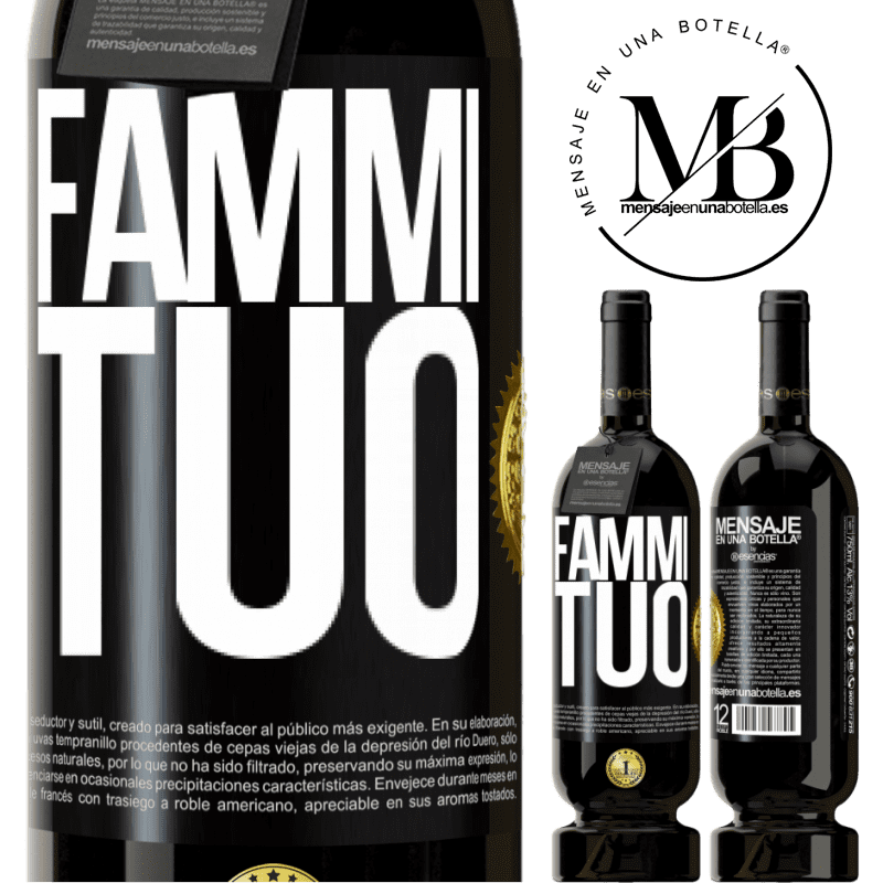 49,95 € Spedizione Gratuita | Vino rosso Edizione Premium MBS® Riserva Fammi tuo Etichetta Nera. Etichetta personalizzabile Riserva 12 Mesi Raccogliere 2015 Tempranillo