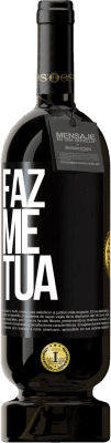 Envio grátis | Vinho tinto Edição Premium MBS® Reserva Faz me tua Etiqueta Preta. Etiqueta personalizável Reserva 12 Meses Colheita 2015 Tempranillo