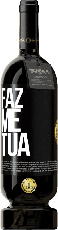 Envio grátis | Vinho tinto Edição Premium MBS® Reserva Faz me tua Etiqueta Preta. Etiqueta personalizável Reserva 12 Meses Colheita 2016 Tempranillo