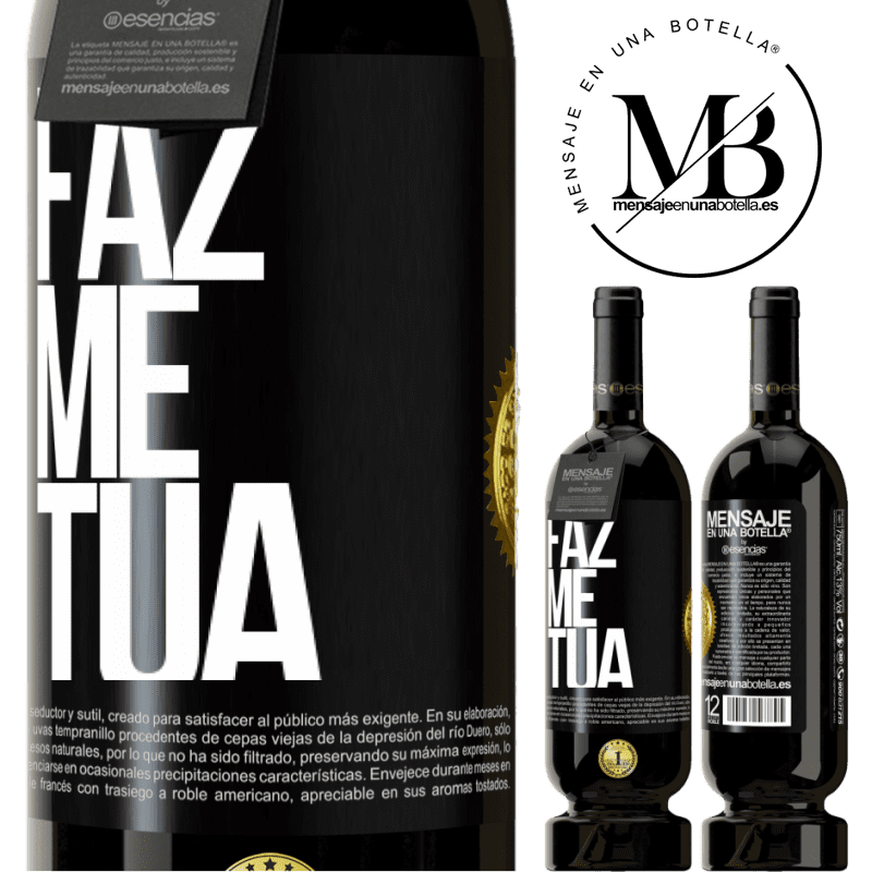 49,95 € Envio grátis | Vinho tinto Edição Premium MBS® Reserva Faz me tua Etiqueta Preta. Etiqueta personalizável Reserva 12 Meses Colheita 2015 Tempranillo