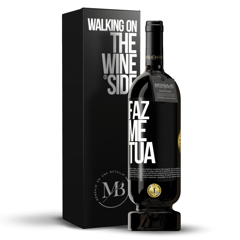 49,95 € Envio grátis | Vinho tinto Edição Premium MBS® Reserva Faz me tua Etiqueta Preta. Etiqueta personalizável Reserva 12 Meses Colheita 2016 Tempranillo