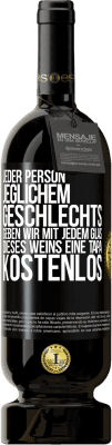 Kostenloser Versand | Rotwein Premium Ausgabe MBS® Reserve Jeder Person jeglichem GESCHLECHTS geben wir mit jedem Glas dieses Weins eine Tapa KOSTENLOS Schwarzes Etikett. Anpassbares Etikett Reserve 12 Monate Ernte 2016 Tempranillo