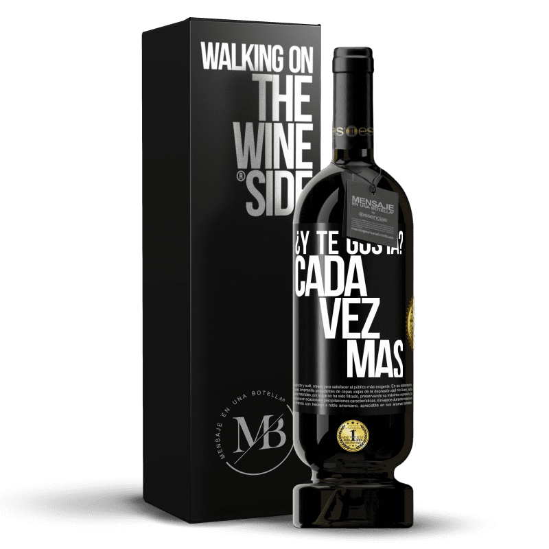 49,95 € Envío gratis | Vino Tinto Edición Premium MBS® Reserva ¿Y te gusta? Cada vez más Etiqueta Negra. Etiqueta personalizable Reserva 12 Meses Cosecha 2016 Tempranillo