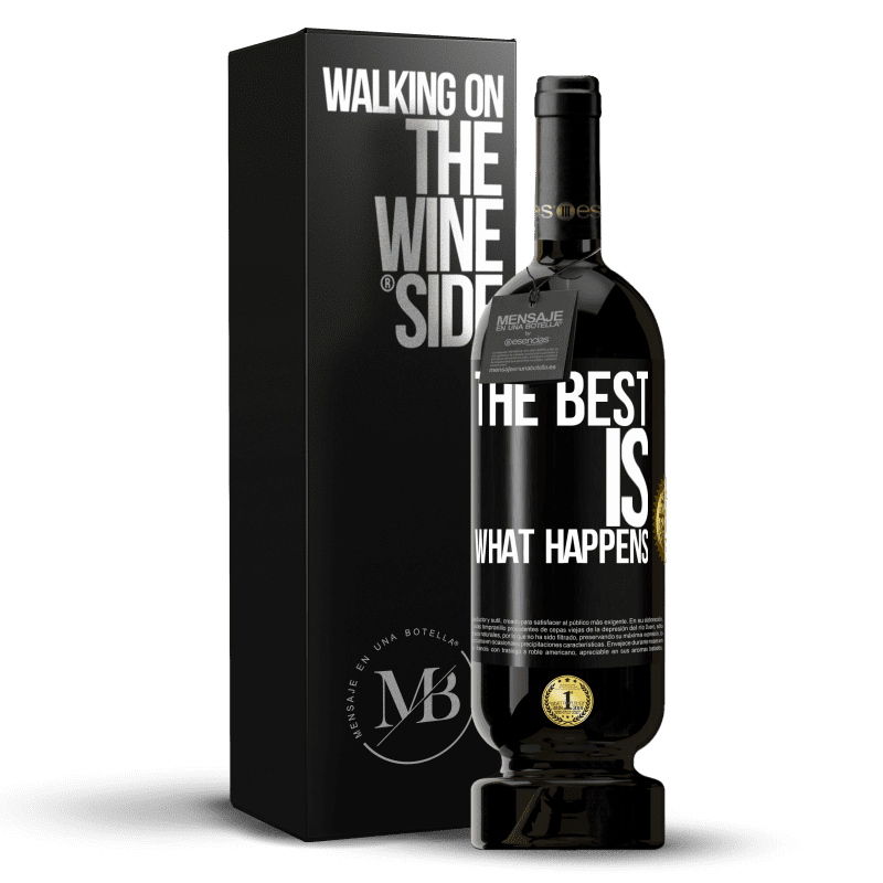 49,95 € Free Shipping | Red Wine Premium Edition MBS® Reserve The best is what happens Black Label. Customizable label Reserve 12 Months Harvest 2014 Tempranillo