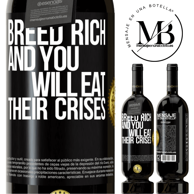 29,95 € Free Shipping | Red Wine Premium Edition MBS® Reserva Breed rich and you will eat their crises Black Label. Customizable label Reserva 12 Months Harvest 2014 Tempranillo