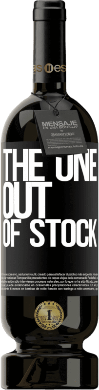 49,95 € Envoi gratuit | Vin rouge Édition Premium MBS® Réserve The one out of stock Étiquette Noire. Étiquette personnalisable Réserve 12 Mois Récolte 2016 Tempranillo
