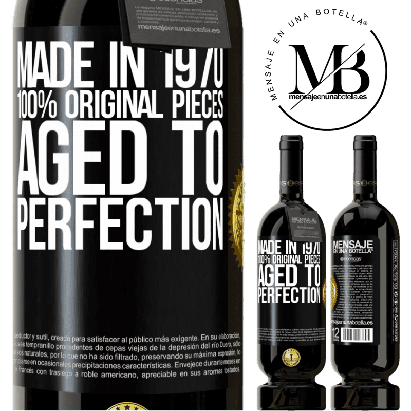 29,95 € Free Shipping | Red Wine Premium Edition MBS® Reserva Made in 1970, 100% original pieces. Aged to perfection Black Label. Customizable label Reserva 12 Months Harvest 2014 Tempranillo