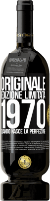 Spedizione Gratuita | Vino rosso Edizione Premium MBS® Riserva Originale. Edizione Limitata. 1970. Quando nasce la perfezione Etichetta Nera. Etichetta personalizzabile Riserva 12 Mesi Raccogliere 2015 Tempranillo