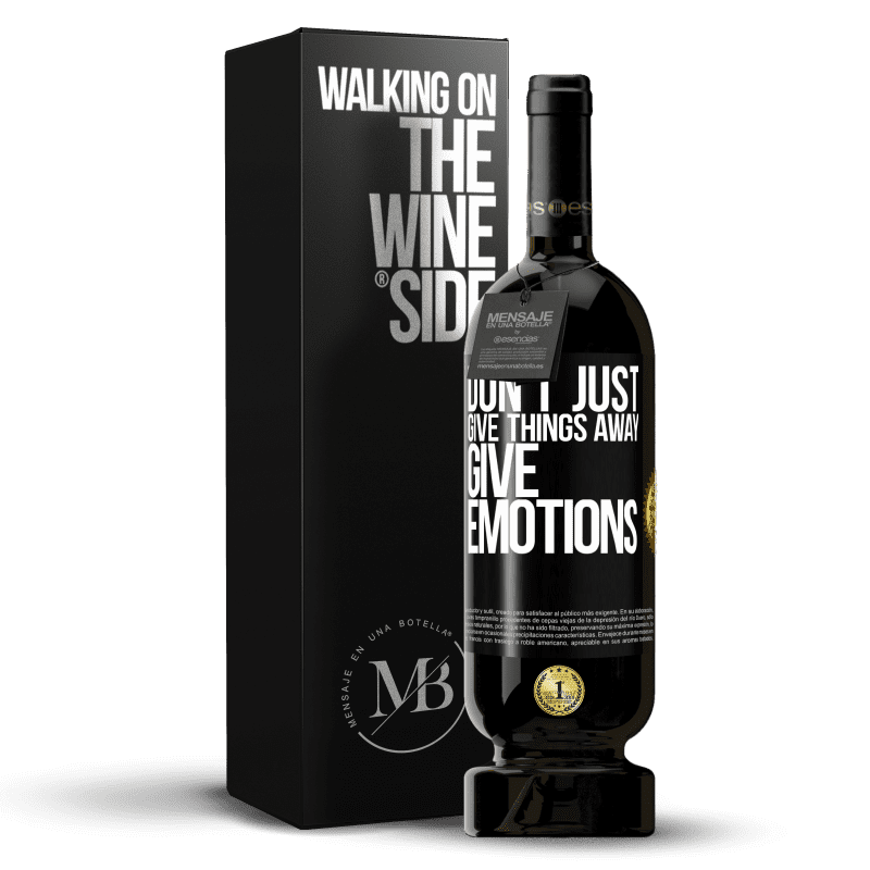 49,95 € Free Shipping | Red Wine Premium Edition MBS® Reserve Don't just give things away, give emotions Black Label. Customizable label Reserve 12 Months Harvest 2014 Tempranillo