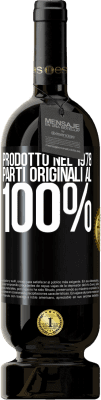 Spedizione Gratuita | Vino rosso Edizione Premium MBS® Riserva Prodotto nel 1978. Parti originali al 100% Etichetta Nera. Etichetta personalizzabile Riserva 12 Mesi Raccogliere 2016 Tempranillo