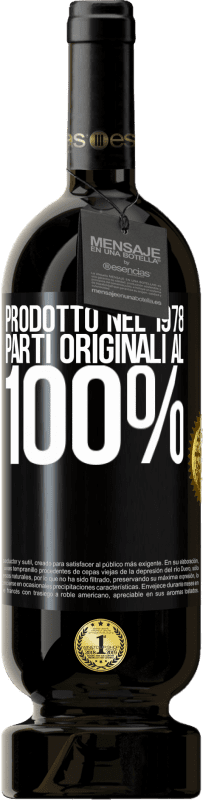 49,95 € | Vino rosso Edizione Premium MBS® Riserva Prodotto nel 1978. Parti originali al 100% Etichetta Nera. Etichetta personalizzabile Riserva 12 Mesi Raccogliere 2014 Tempranillo