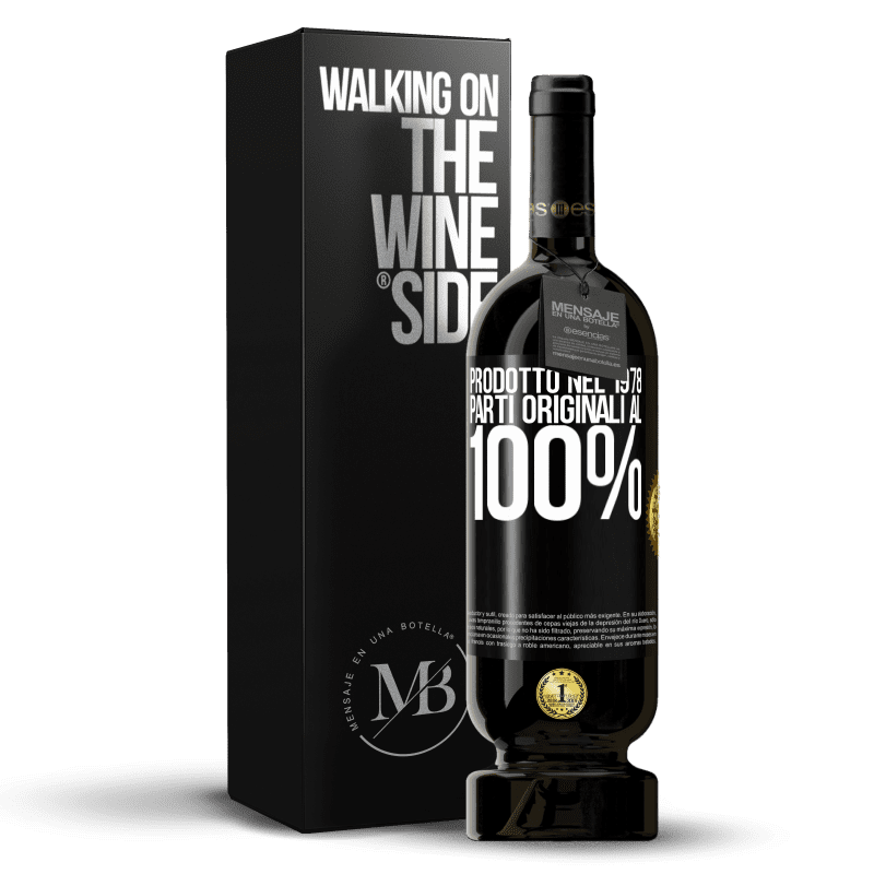 49,95 € Spedizione Gratuita | Vino rosso Edizione Premium MBS® Riserva Prodotto nel 1978. Parti originali al 100% Etichetta Nera. Etichetta personalizzabile Riserva 12 Mesi Raccogliere 2015 Tempranillo