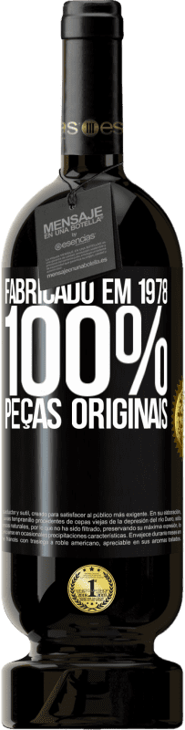 Envio grátis | Vinho tinto Edição Premium MBS® Reserva Fabricado em 1978. 100% peças originais Etiqueta Preta. Etiqueta personalizável Reserva 12 Meses Colheita 2015 Tempranillo