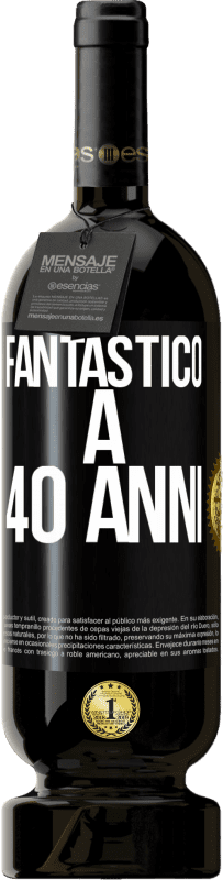 49,95 € | Vino rosso Edizione Premium MBS® Riserva Fantastic@ a 40 anni Etichetta Nera. Etichetta personalizzabile Riserva 12 Mesi Raccogliere 2014 Tempranillo