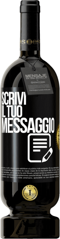 49,95 € Spedizione Gratuita | Vino rosso Edizione Premium MBS® Riserva Scrivi il tuo messaggio Etichetta Nera. Etichetta personalizzabile Riserva 12 Mesi Raccogliere 2015 Tempranillo