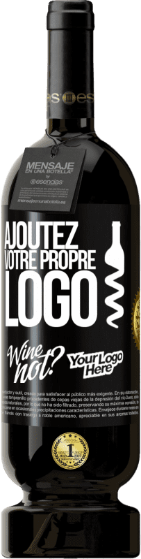 29,95 € Envoi gratuit | Vin rouge Édition Premium MBS® Reserva Ajoutez votre propre logo Étiquette Noire. Étiquette personnalisable Reserva 12 Mois Récolte 2014 Tempranillo