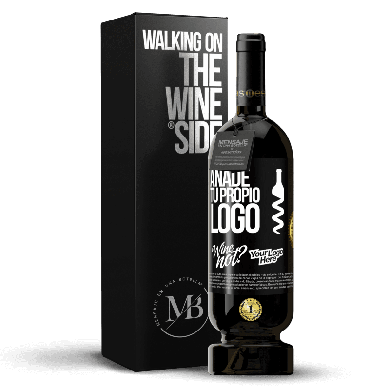 49,95 € Envío gratis | Vino Tinto Edición Premium MBS® Reserva Añade tu propio logo Etiqueta Negra. Etiqueta personalizable Reserva 12 Meses Cosecha 2015 Tempranillo