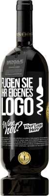 49,95 € Kostenloser Versand | Rotwein Premium Ausgabe MBS® Reserve Füge dein eigenes Logo hinzu Schwarzes Etikett. Anpassbares Etikett Reserve 12 Monate Ernte 2013 Tempranillo