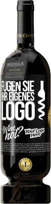 49,95 € Kostenloser Versand | Rotwein Premium Ausgabe MBS® Reserve Füge dein eigenes Logo hinzu Schwarzes Etikett. Anpassbares Etikett Reserve 12 Monate Ernte 2015 Tempranillo