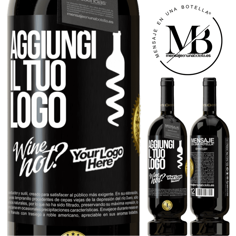 49,95 € Spedizione Gratuita | Vino rosso Edizione Premium MBS® Riserva Aggiungi il tuo logo Etichetta Nera. Etichetta personalizzabile Riserva 12 Mesi Raccogliere 2014 Tempranillo