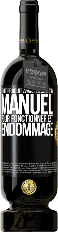 Envoi gratuit | Vin rouge Édition Premium MBS® Réserve Tout produit ayant besoin d'un manuel pour fonctionner est endommagé Étiquette Noire. Étiquette personnalisable Réserve 12 Mois Récolte 2014 Tempranillo