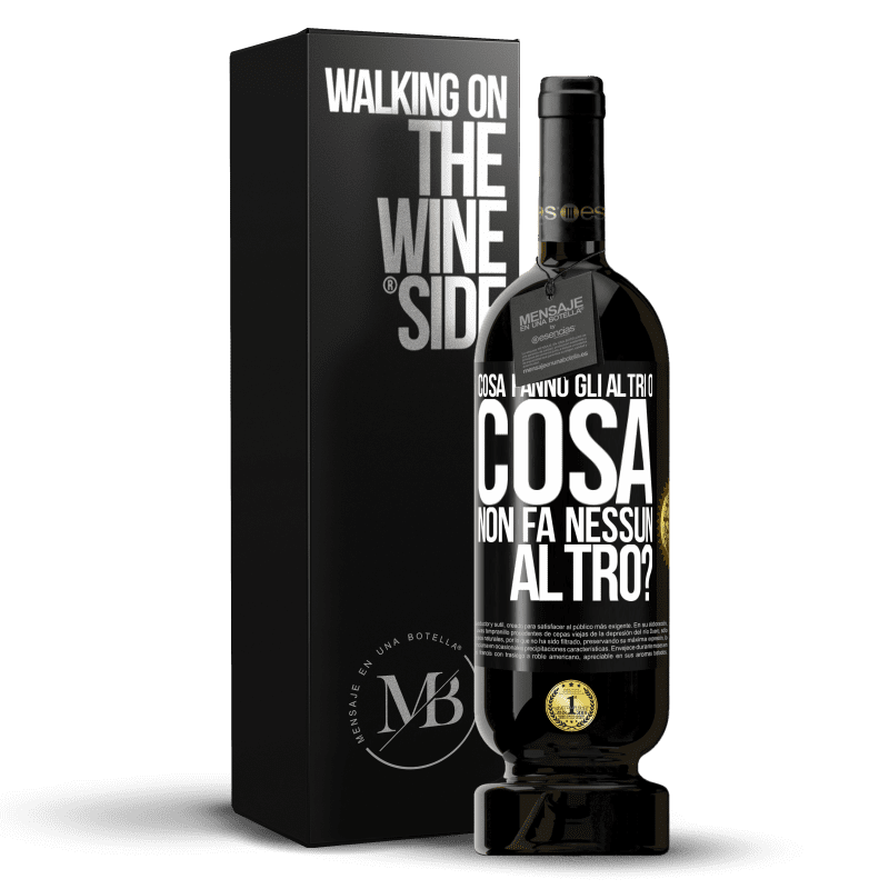 49,95 € Spedizione Gratuita | Vino rosso Edizione Premium MBS® Riserva Cosa fanno gli altri o cosa non fa nessun altro? Etichetta Nera. Etichetta personalizzabile Riserva 12 Mesi Raccogliere 2015 Tempranillo