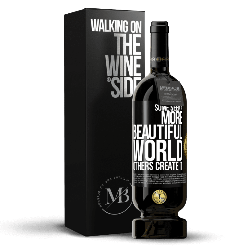 49,95 € Free Shipping | Red Wine Premium Edition MBS® Reserve Some seek a more beautiful world, others create it Black Label. Customizable label Reserve 12 Months Harvest 2014 Tempranillo