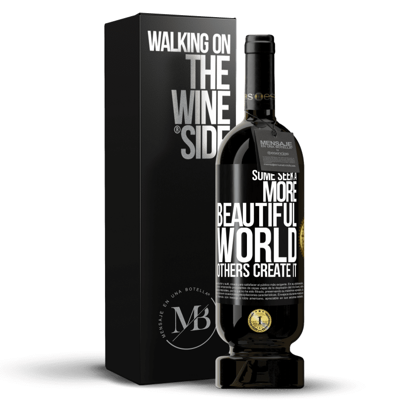 49,95 € Free Shipping | Red Wine Premium Edition MBS® Reserve Some seek a more beautiful world, others create it Black Label. Customizable label Reserve 12 Months Harvest 2015 Tempranillo