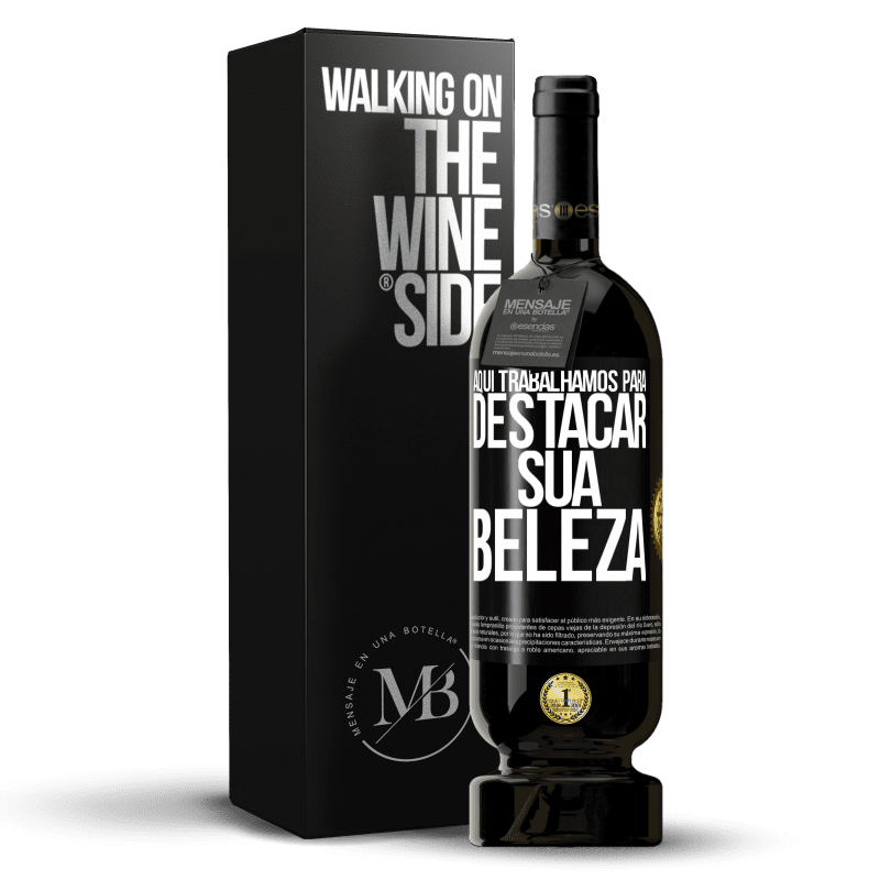 49,95 € Envio grátis | Vinho tinto Edição Premium MBS® Reserva Aqui trabalhamos para destacar sua beleza Etiqueta Preta. Etiqueta personalizável Reserva 12 Meses Colheita 2015 Tempranillo