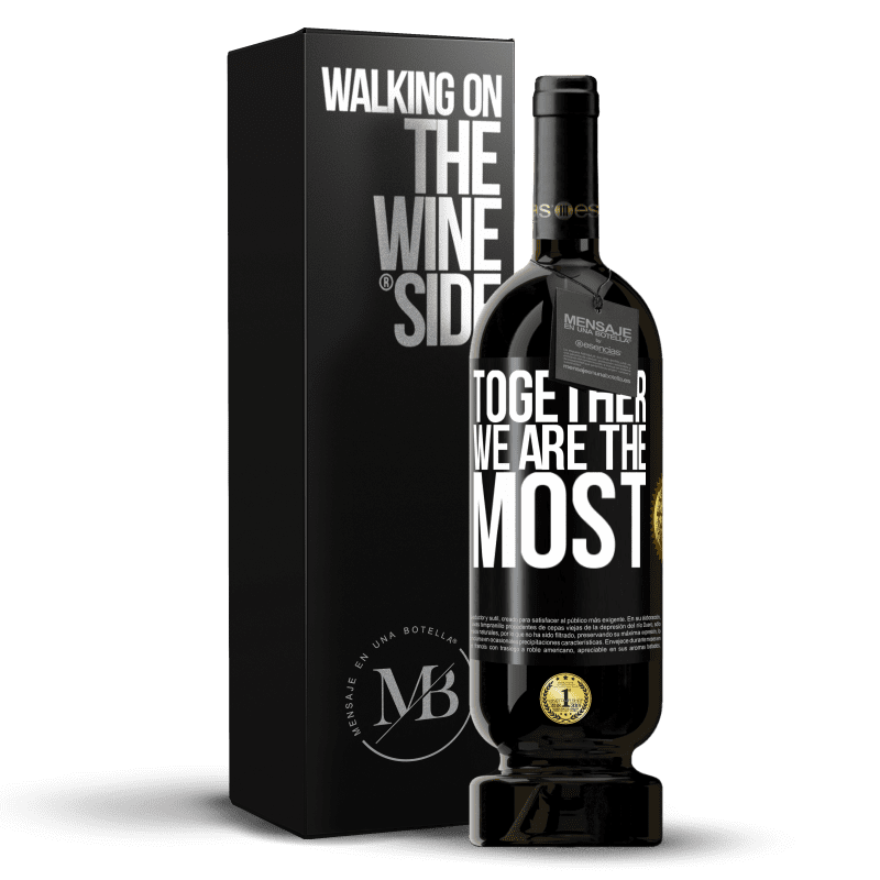 49,95 € Free Shipping | Red Wine Premium Edition MBS® Reserve Together we are the most Black Label. Customizable label Reserve 12 Months Harvest 2014 Tempranillo