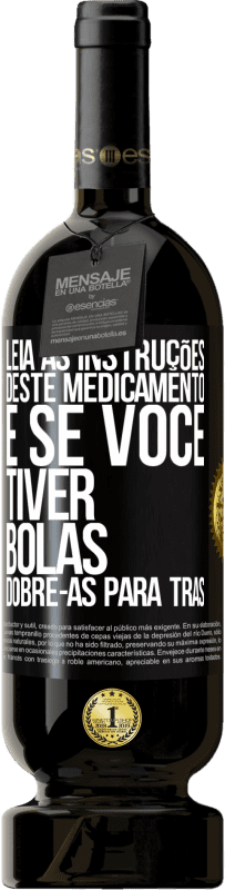 49,95 € Envio grátis | Vinho tinto Edição Premium MBS® Reserva Leia as instruções deste medicamento e se você tiver bolas, dobre-as para trás Etiqueta Preta. Etiqueta personalizável Reserva 12 Meses Colheita 2016 Tempranillo