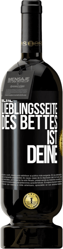 Kostenloser Versand | Rotwein Premium Ausgabe MBS® Reserve Meine Lieblingsseite des Bettes ist deine Schwarzes Etikett. Anpassbares Etikett Reserve 12 Monate Ernte 2014 Tempranillo