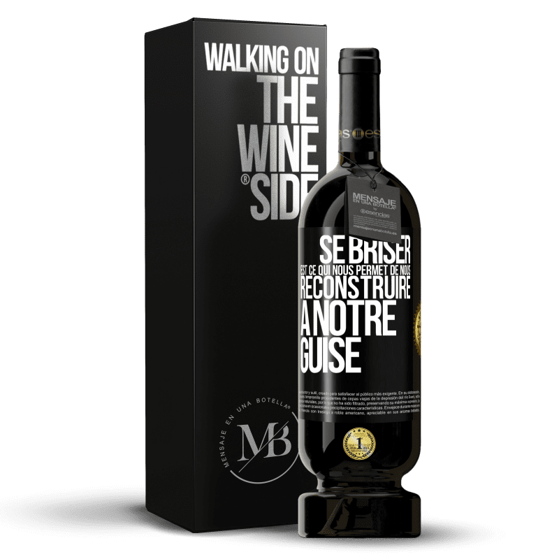 49,95 € Envoi gratuit | Vin rouge Édition Premium MBS® Réserve Se briser est ce qui nous permet de nous reconstruire à notre guise Étiquette Noire. Étiquette personnalisable Réserve 12 Mois Récolte 2015 Tempranillo