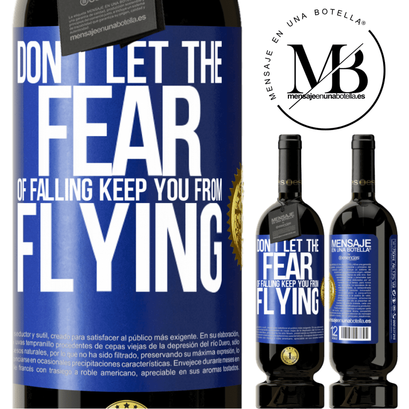 29,95 € Free Shipping | Red Wine Premium Edition MBS® Reserva Don't let the fear of falling keep you from flying Blue Label. Customizable label Reserva 12 Months Harvest 2014 Tempranillo