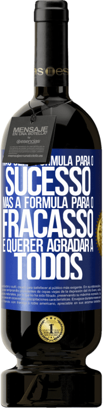 «Não sei a fórmula para o sucesso, mas a fórmula para o fracasso é querer agradar a todos» Edição Premium MBS® Reserva